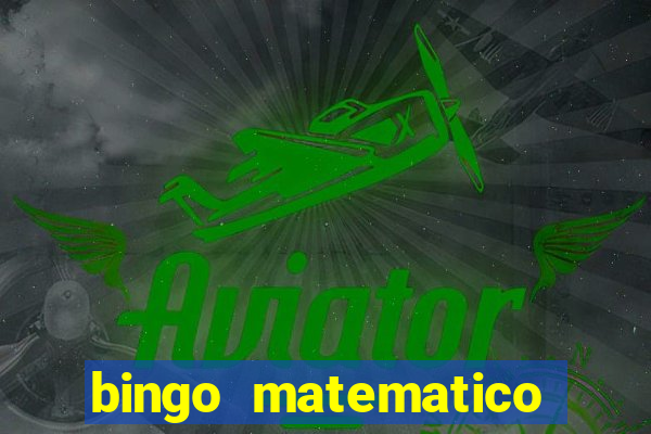 bingo matematico para ensino medio